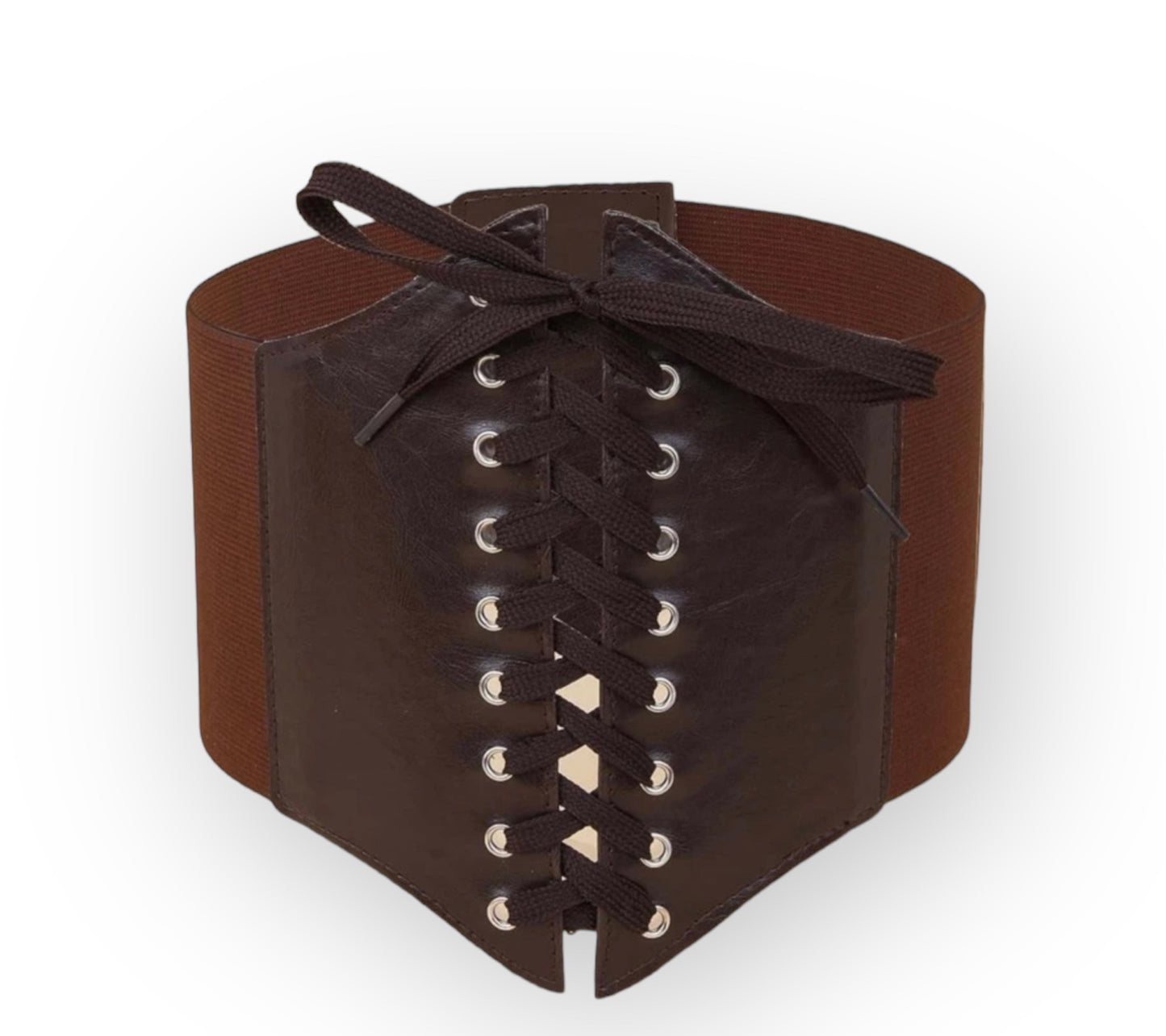 Brown Leather Corset