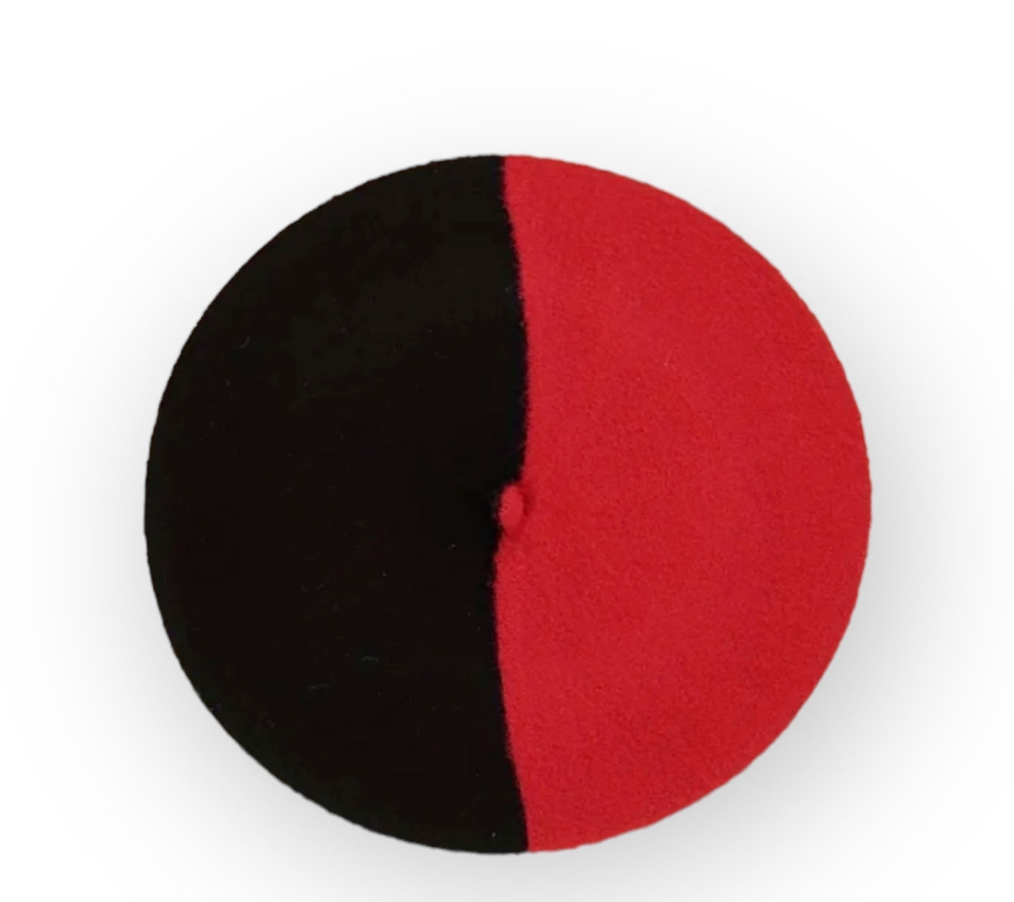 Plush Color Block Beret