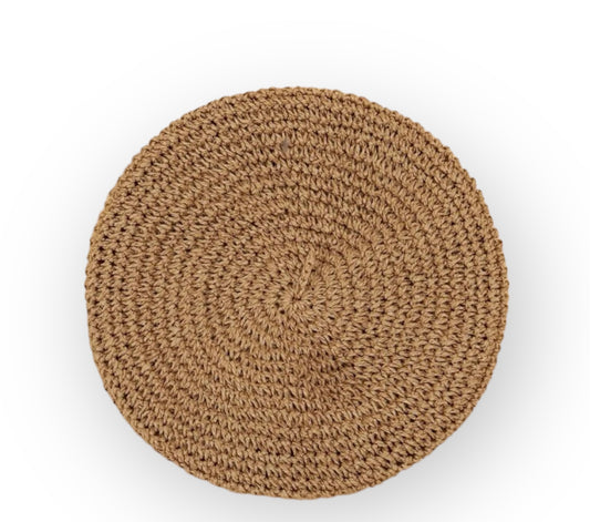 Straw hat Beret