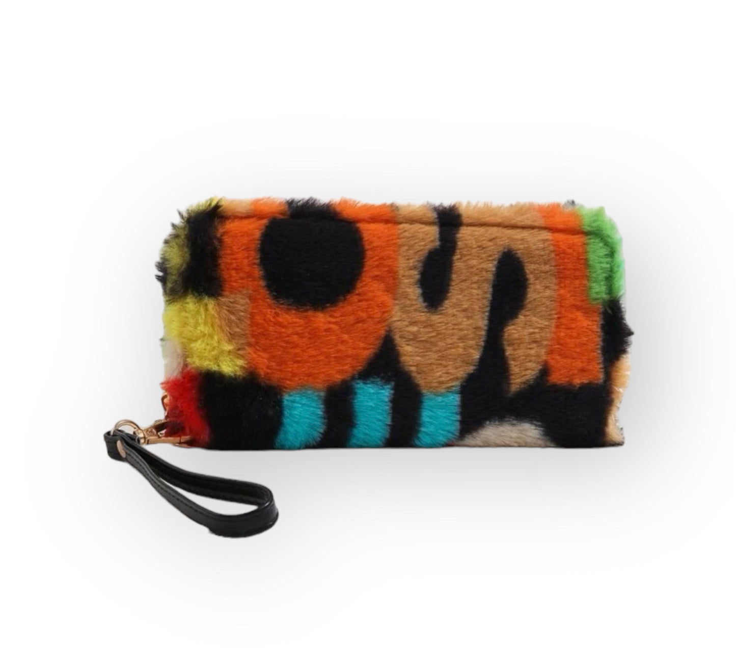 Plush letter wallet