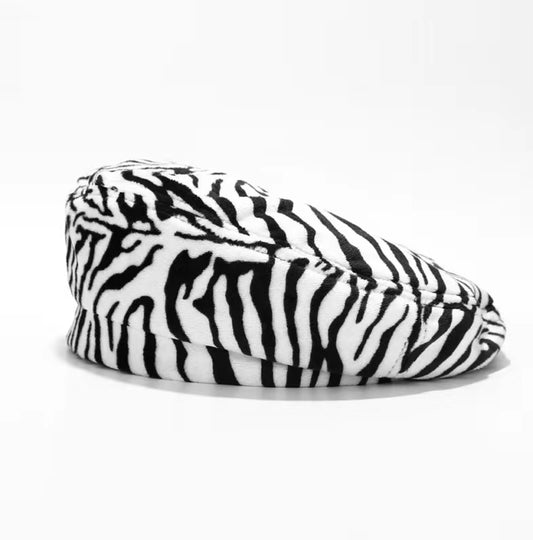 Zebra Print Beret