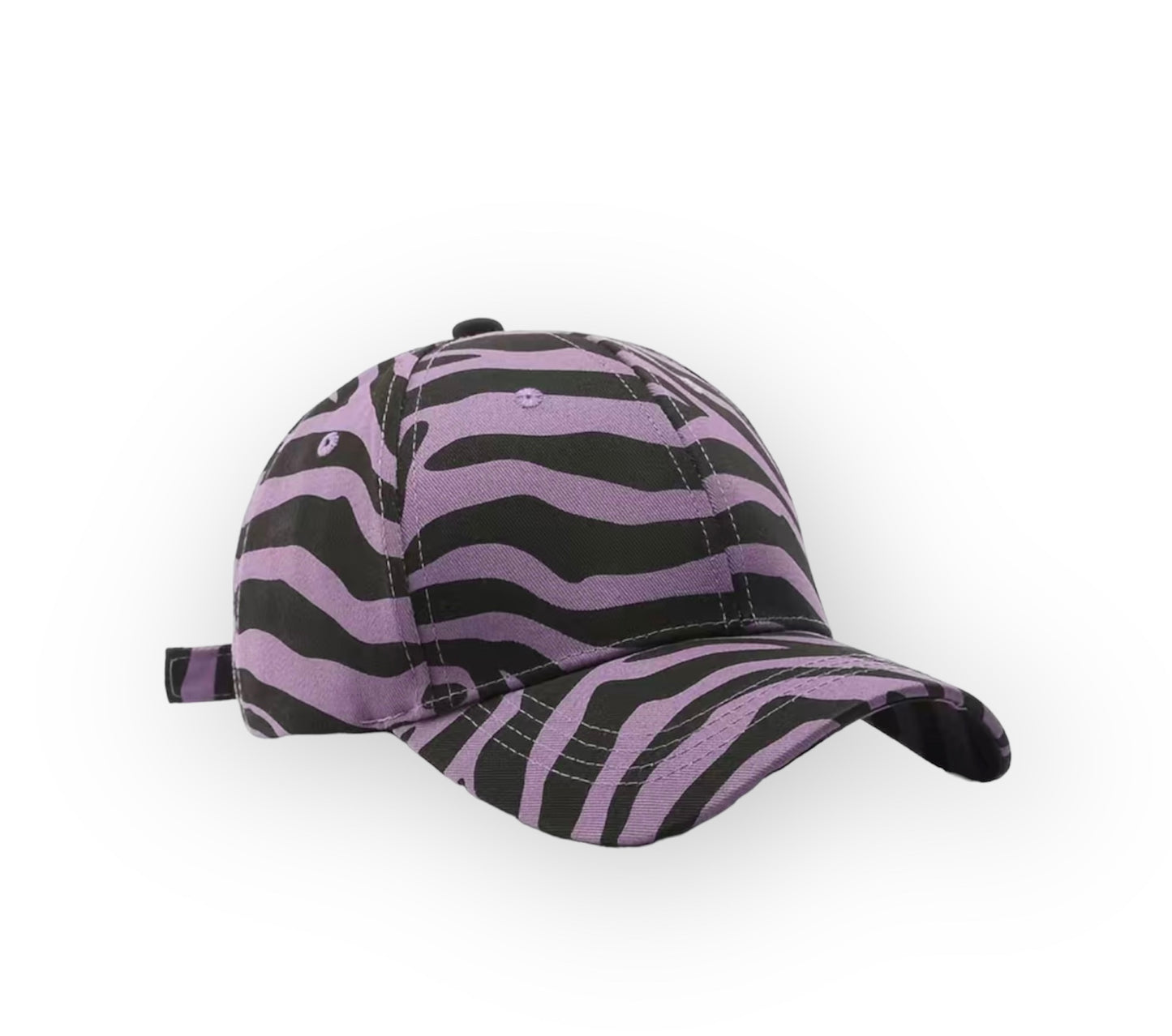 Zebra Print Baseball Hat