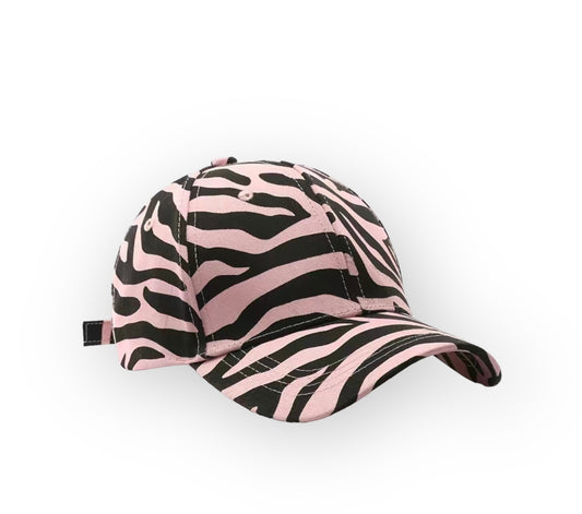 Zebra Print Baseball Hat