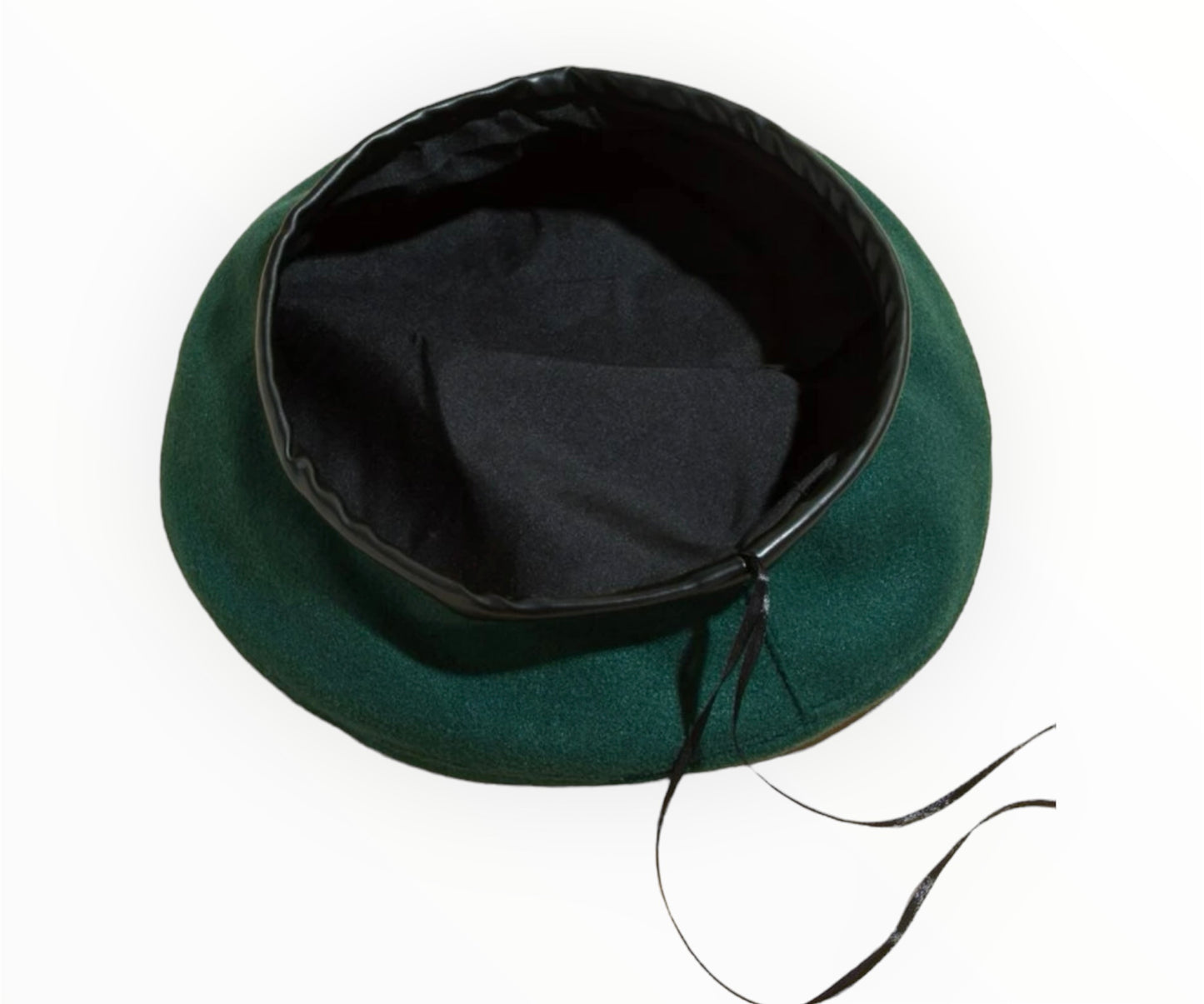 Green Wool Beret