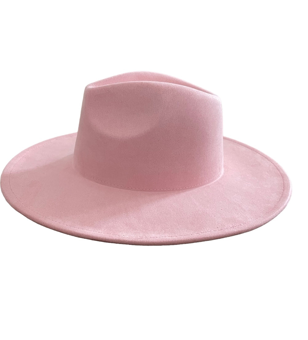 Suede Fedora Hats