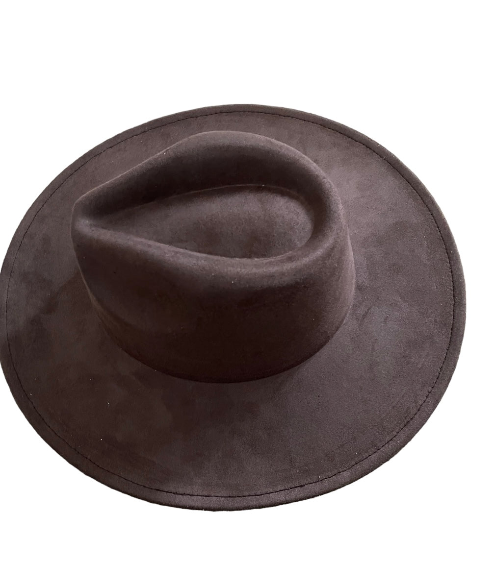 Suede Fedora Hats