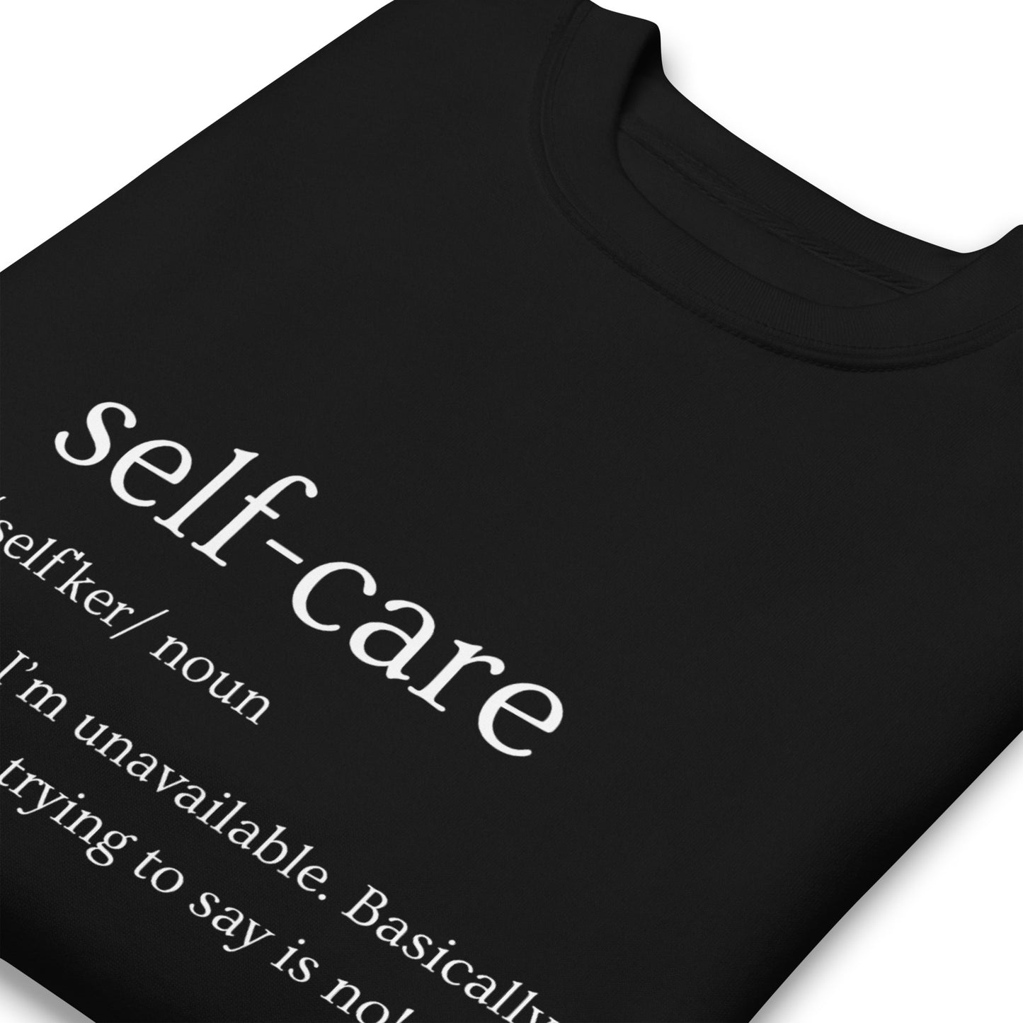 Self Care Crewneck